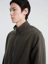 Rier - Full Zip Fleece in Taupe