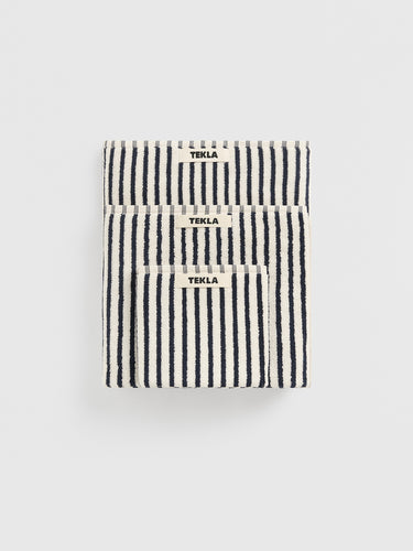Tekla - Terry Towel in Sailor Stripes