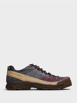 Salomon - X-Alp Suede Sneakers in Plum Perfect, Nine Iron and Safari
