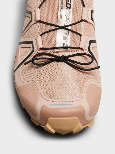 Salomon - Speedcross 3 Satin Sneakers in Mahogany Rose, Black and Hazelnut