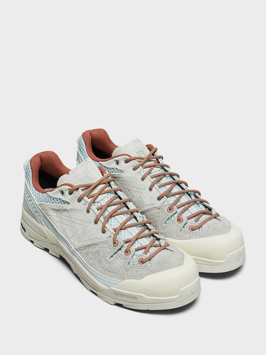 Salomon - X-ALP Suede Sneakers in Ice Flow, Quarry and Russet