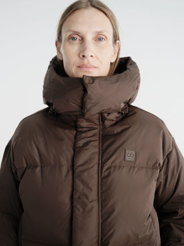 66 North - Dyngja Down W Cropped Jacket in Humus