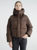 66 North - Dyngja Down W Cropped Jacket in Humus