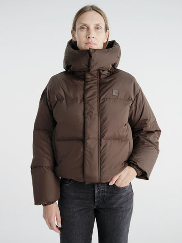 66 North - Dyngja Down W Cropped Jacket in Humus