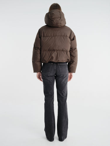 66 North - Dyngja Down W Cropped Jacket in Humus