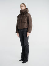 66 North - Dyngja Down W Cropped Jacket in Humus