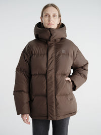 66 North - Dyngja Down Jacket in Dark Brown