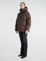 66 North - Dyngja Down Jacket in Dark Brown
