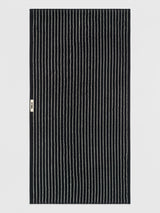 Tekla - Terry Towel in Black Stripes