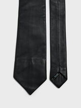 Sunflower - Leather Tie in Black