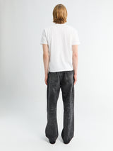 Sunflower - Wide Twist Jeans in Deep Black Worn