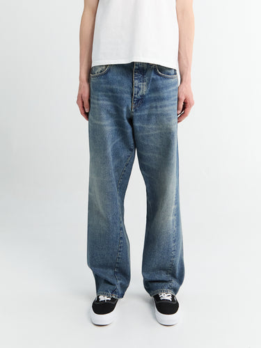 Sunflower - Wide Twist Jeans in Dark Blue Vintage