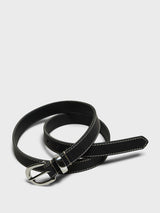 Sunflower - Forte Contrast 2,5 cm Belt in Black