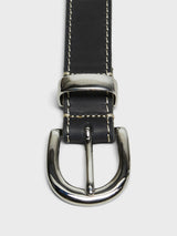 Sunflower - Forte Contrast 2,5 cm Belt in Black
