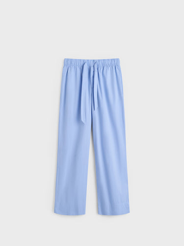 Tekla - Poplin Pyjamas Pants in Cornflower Blue