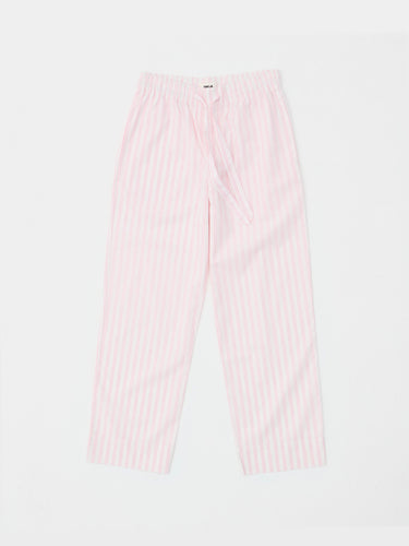 Tekla - Poplin Pyjamas Pants in Hatty Stripes