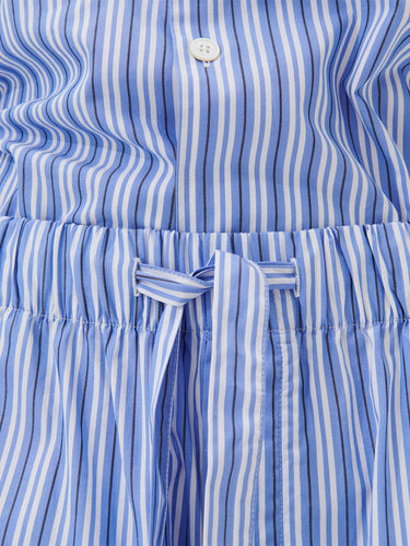 Tekla - Poplin Pyjamas Pants in Penny Stripes