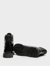 Timberland - Premium 6 Inch Lace Up Waterproof Boots in Black Patent Leather