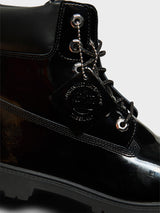 Timberland - Premium 6 Inch Lace Up Waterproof Boots in Black Patent Leather