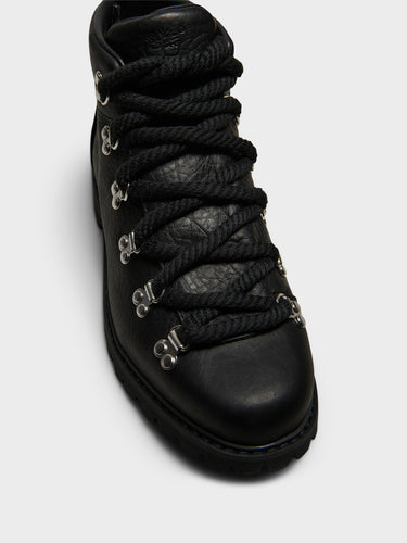 Timberland - Authentic Hike Mid Lace Boots in Black Full Grain