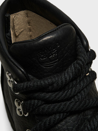 Timberland - Authentic Hike Mid Lace Boots in Black Full Grain