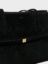 TOTEME - Suede Lounge Tote Bag in Black