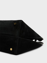 TOTEME - Suede Lounge Tote Bag in Black