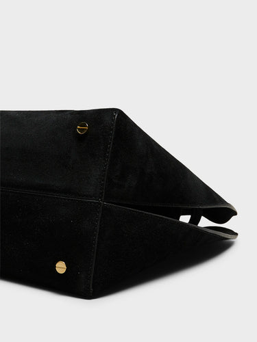 TOTEME - Suede Lounge Tote Bag in Black