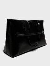 TOTEME - Naplack Lounge Tote Bag in Black