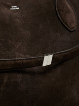 TOTEME - Suede Lounge Tote Bag in Brown