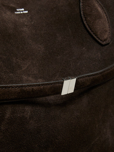 TOTEME - Suede Lounge Tote Bag in Brown