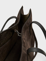 TOTEME - Suede Lounge Tote Bag in Brown