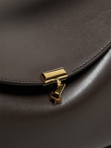 TOTEME - T-Lock Top Handle Bag in Bark