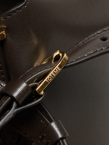 TOTEME - T-Lock Top Handle Bag in Bark