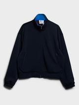 Adidas - adidas Originals x Wales Bonner Pique Track Top in Night Navy