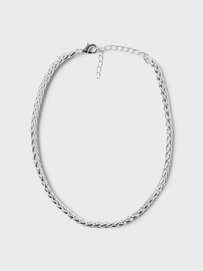 79hour - Boa M Chain Necklace in Silver