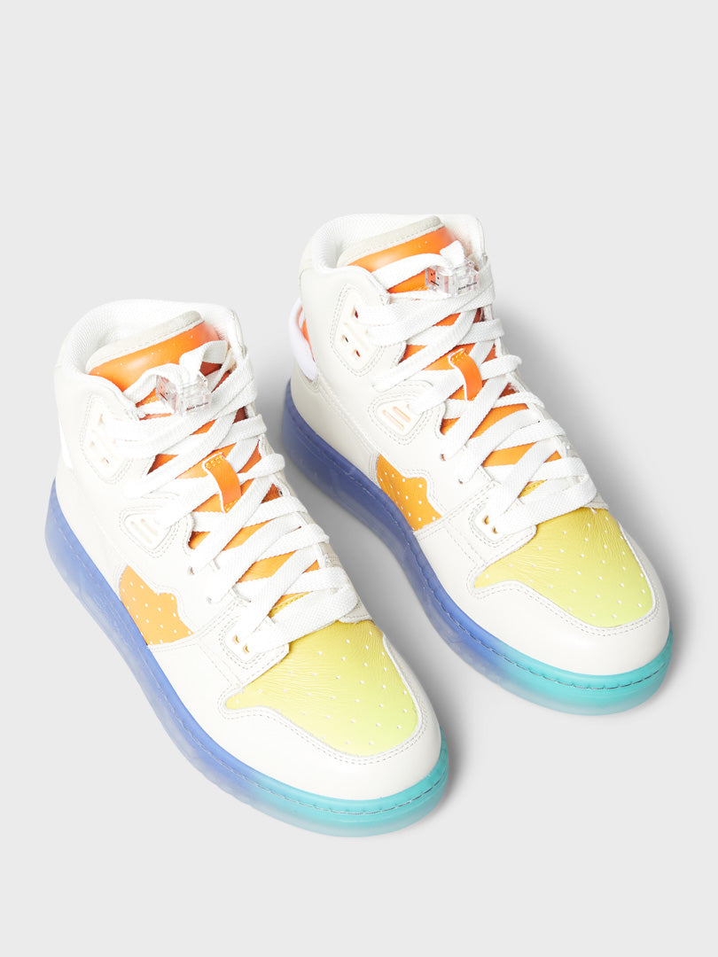 High Spectrum Sneakers in Off White and Multi