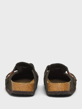 Birkenstock - Boston Suede Sandals in Mocha