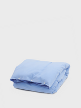 Tekla - Percale Duvet Cover in Island Blue