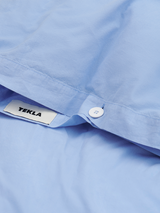 Tekla - Percale Duvet Cover in Island Blue