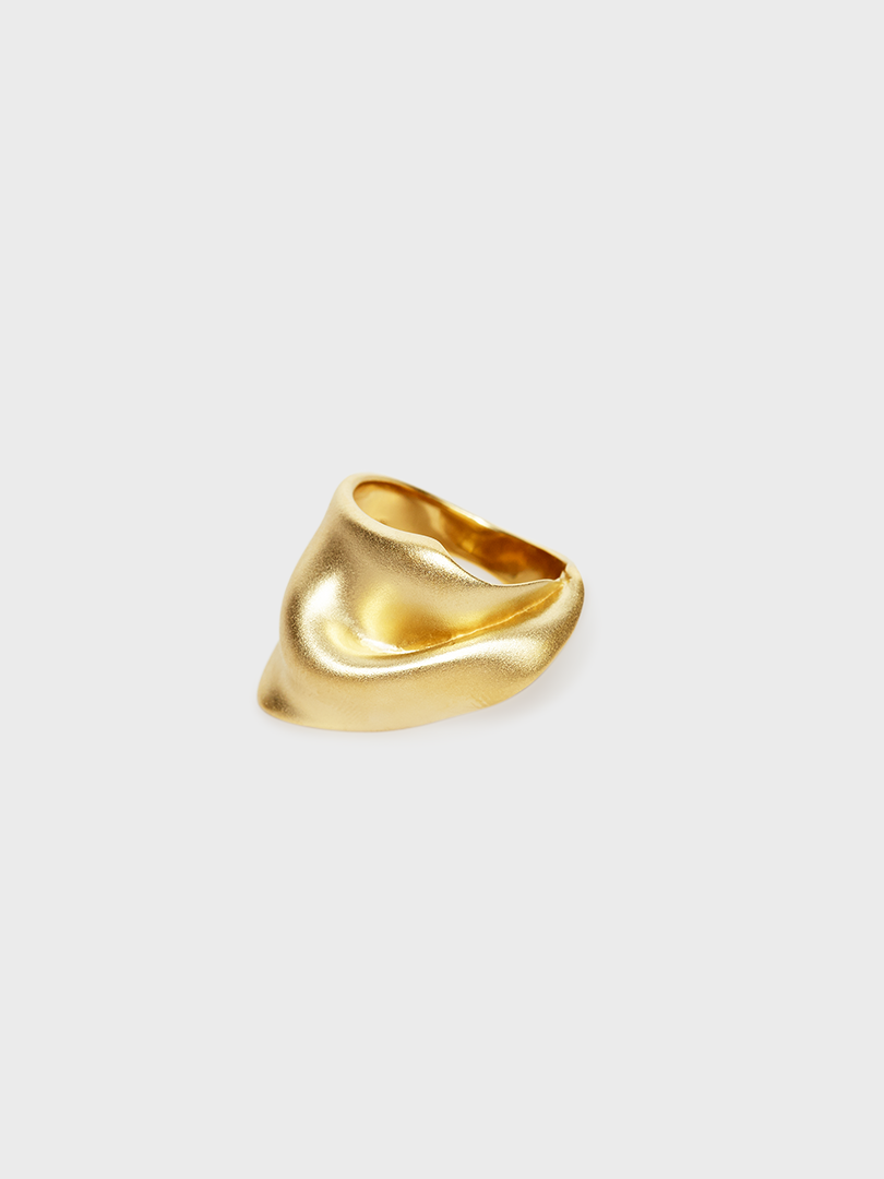 Trine Tuxen - Cabbage Ring in Gold Plated