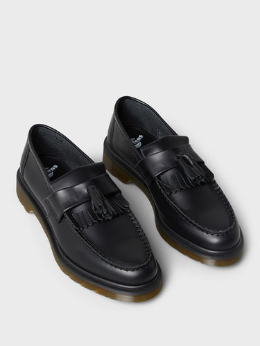 Dr. Martens - Adrian Loafers in Black Polished Smooth