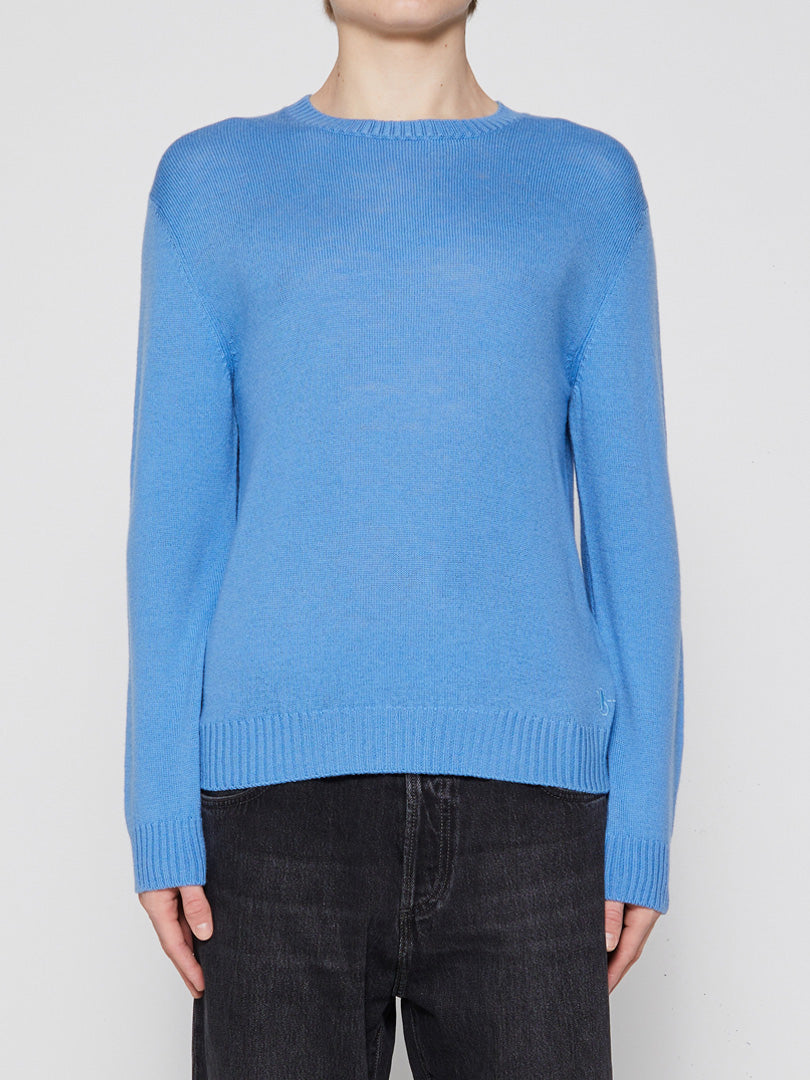 Jil Sander - Long Sleeve Crew Neck Sweater in Blue – stoy