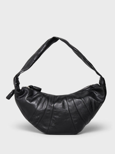 Lemaire - Large Croissant Bag in Black