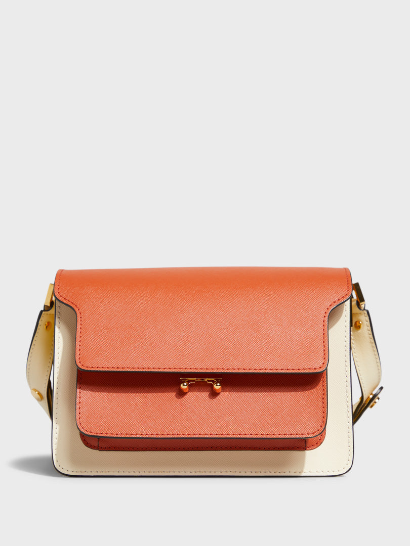 Trunk Bag in Red and Beige