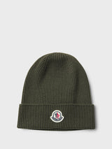 Moncler - 3B70500 Berretto Tricot Hat in Green