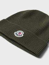 Moncler - 3B70500 Berretto Tricot Hat in Green