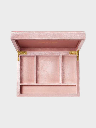Sophie Bille Brahe - Trésor Velvet Jewelry Box in Rose