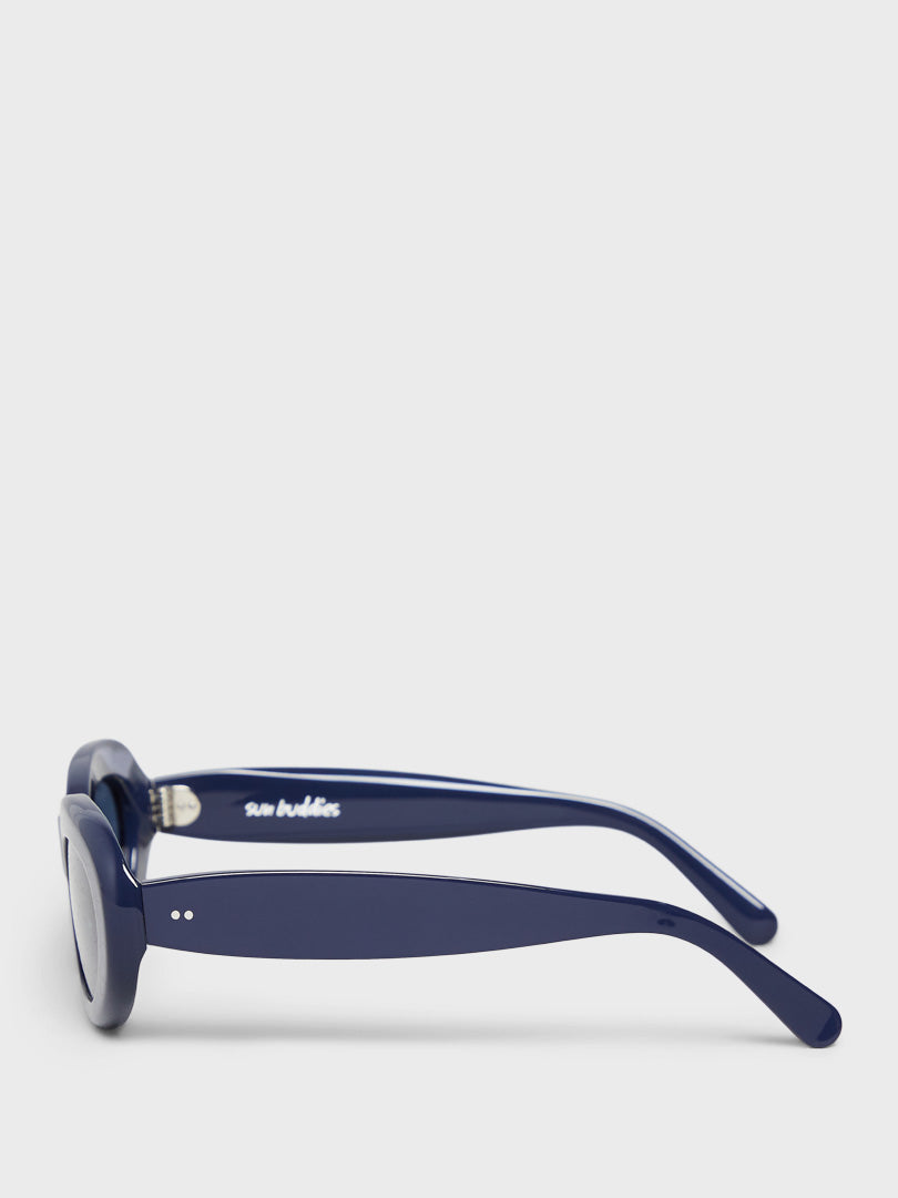 Courtney Sunglasses in Solid Navy