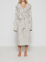 Tekla - Hooded Bathrobe in Racing Green